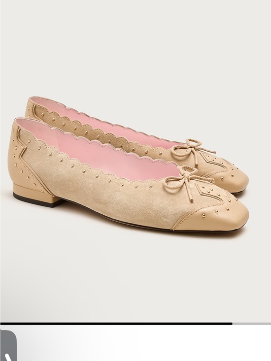 J. Crew Shoes - J. Crew Sophie ballet flats in studded suede scalloped bow